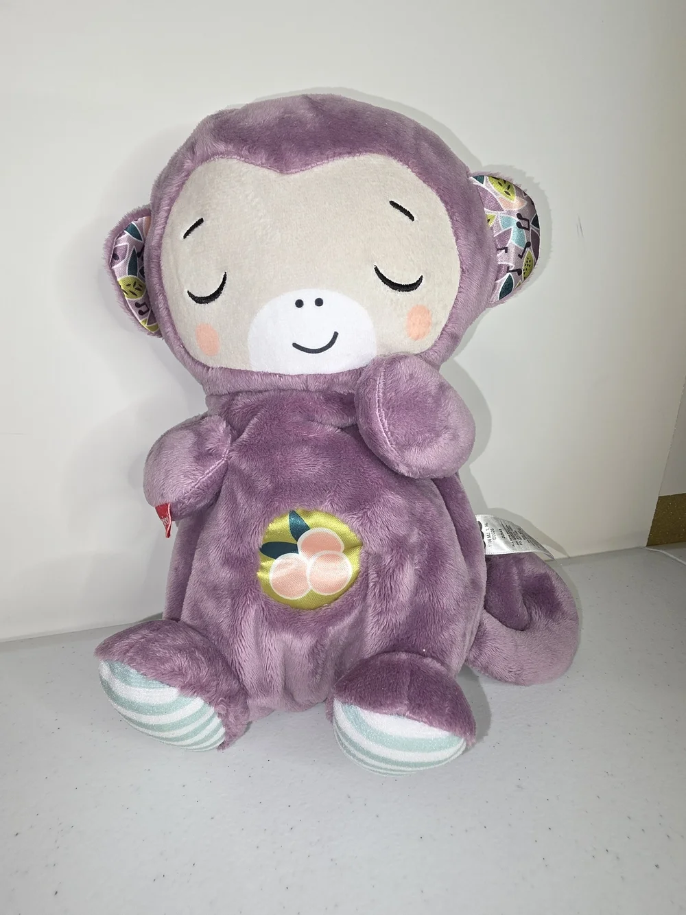 Fisher-Price Soothe ‘n Snuggle Purple Monkey Baby Crib Toy & Sound Machine